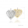 Colgante corazon reversible. REF: 332001
