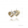 Colgante corazon reversible. REF: 333006