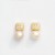 Pendientes oro 18K multicirconita y perla cultivada