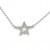 Gargantilla de plata estrella
