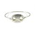 Pulsera rígida plata calabrote