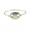Pulsera rígida plata calabrote