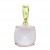Colgante plata 925 mls y swarovski rosa