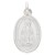 Medalla Virgen Milagrosa 22mm plata 1ª Ley