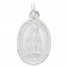 Medalla Virgen Milagrosa 22mm plata 1ª Ley