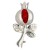 Broche granada 25mm plata 1ª Ley