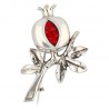 Broche granada 31mm plata 1ª Ley