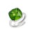 Anillo plata 1ª Ley con Swarovski esmeralda