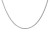 Cadena italiana 50cm plata rodiada 1ª Ley