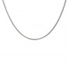 Cadena italiana 50cm plata rodiada 1ª Ley