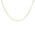 Cadena rolo plata 1ª ley chapada en oro 45cm