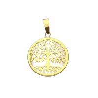 Colgante oro amarillo 18Ktes Árbol de la Vida