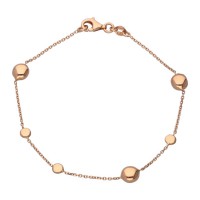 Pulsera italiana oro rosa 18 Ktes