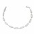 Pulsera articulada oro blanco 18Ktes con circonitas