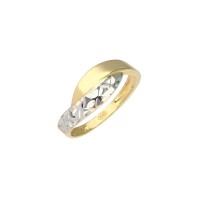Sortija oro amarillo 18Ktes tallada diamantada