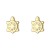Pendientes tortuga oro 18k con circonitas