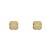 Pendientes trebol oro 18K con circonita