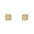 Pendientes cuadrado oro 18K con circonita