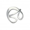 Anillo plata de ley infinito doble