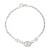 Pulsera plata de Ley con eslabón calabrote 
