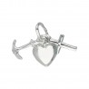 Colgante plata de Ley "Las tres Virtudes" FE-AMOR-ESPERANZA