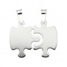 Colgante puzzle doble plata 1ªLey
