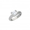 Anillo solitario plata 1ªLey con circonita