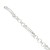 Pulsera plata 1ªLey barras combinada