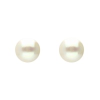 Pendientes oro amarillo 18Ktes perla cultivada 11mm