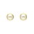 Pendientes perla cultivada 8,5mm oro amarillo 18Ktes