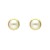 Pendientes perla cultivada 9,5mm oro amarillo 18Ktes