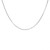 Cadena rolo plata rodiada 1ª ley 45cm