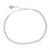 Pulsera plata 1ªLey bolitas 4mm