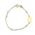 Pulsera de bebé oro amarillo 18K y perlas