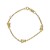 Pulsera bebé con ositos oro amarillo 18Ktes