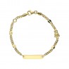 Esclava bebé con osito oro amarillo 18Ktes