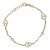 Pulsera oro 18Ktes con ositos y perlas cultivadas