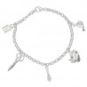 Pulsera de la Peluquera plata 1ªLey