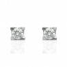 Pendientes diamantes 0,20cts oro blanco 18ktes
