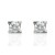 Pendientes diamantes 0,30cts oro blanco 18ktes