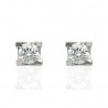 Pendientes diamantes 0,30cts oro blanco 18ktes