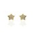 Pendientes de bebé oro 18K estrella multipiedra