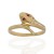 Anillo serpiente oro 18K con rubíes y circonitas