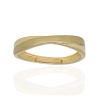 Anillo ¨Twin¨oro amarillo 18Ktes