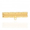 Alfiler bebé rectangular oro 18K