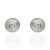 Pendientes ¨BRIGITTE¨oro blanco y circonitas
