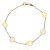 Pulsera oro 18K estrellas y nácar