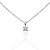 Gargantilla oro 18K con diamante 0,13ct