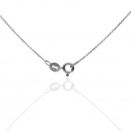 Colgante cuadrado oro 18K con diamantes 0,063ct