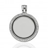 Colgante plata para foto